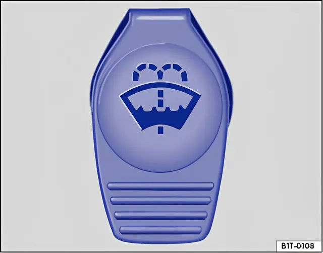 Fig. 78 In the engine compartment: cap of the washer fluid reservoir