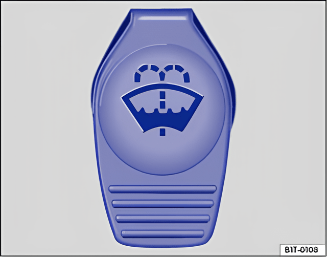Fig. 78 In the engine compartment: cap of the washer fluid reservoir