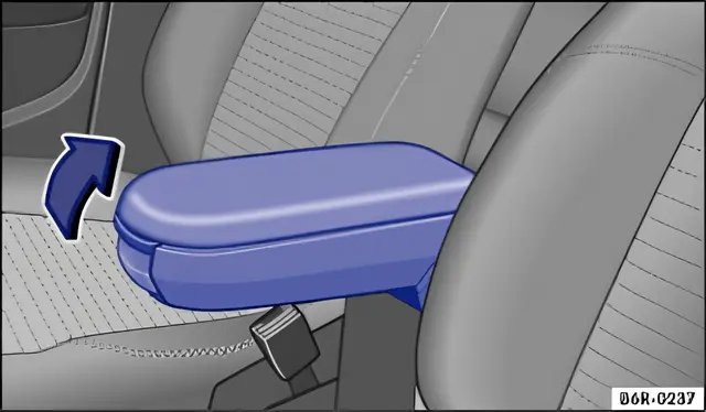 Fig. 42 Front centre armrest