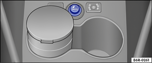 Fig. 107 In the front centre console: cigarette lighter