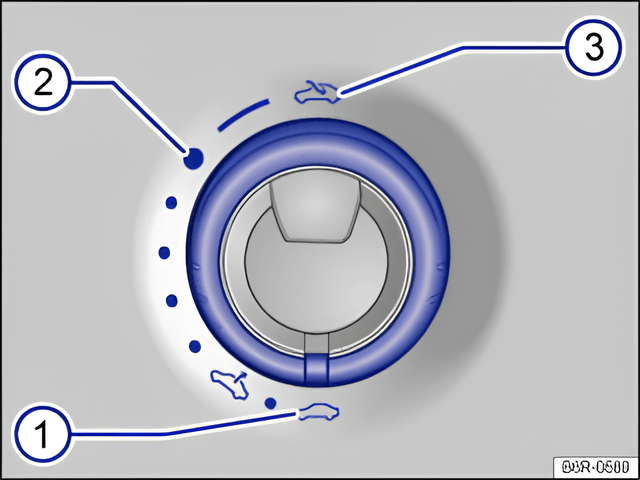 Fig. 33 In the roof: turn the switch to open and close