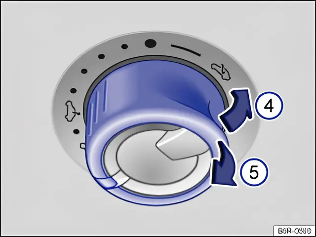 Fig. 34 In the headliner: push the switch to tilt and pull the switch to close