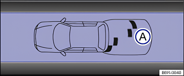 Fig. 124 ParkPilot screen display (monochrome)