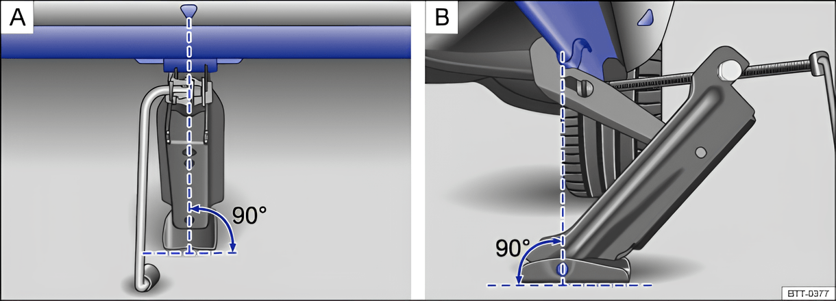 Fig. 171 Vehicle jack at the rear left-hand side of the vehicle